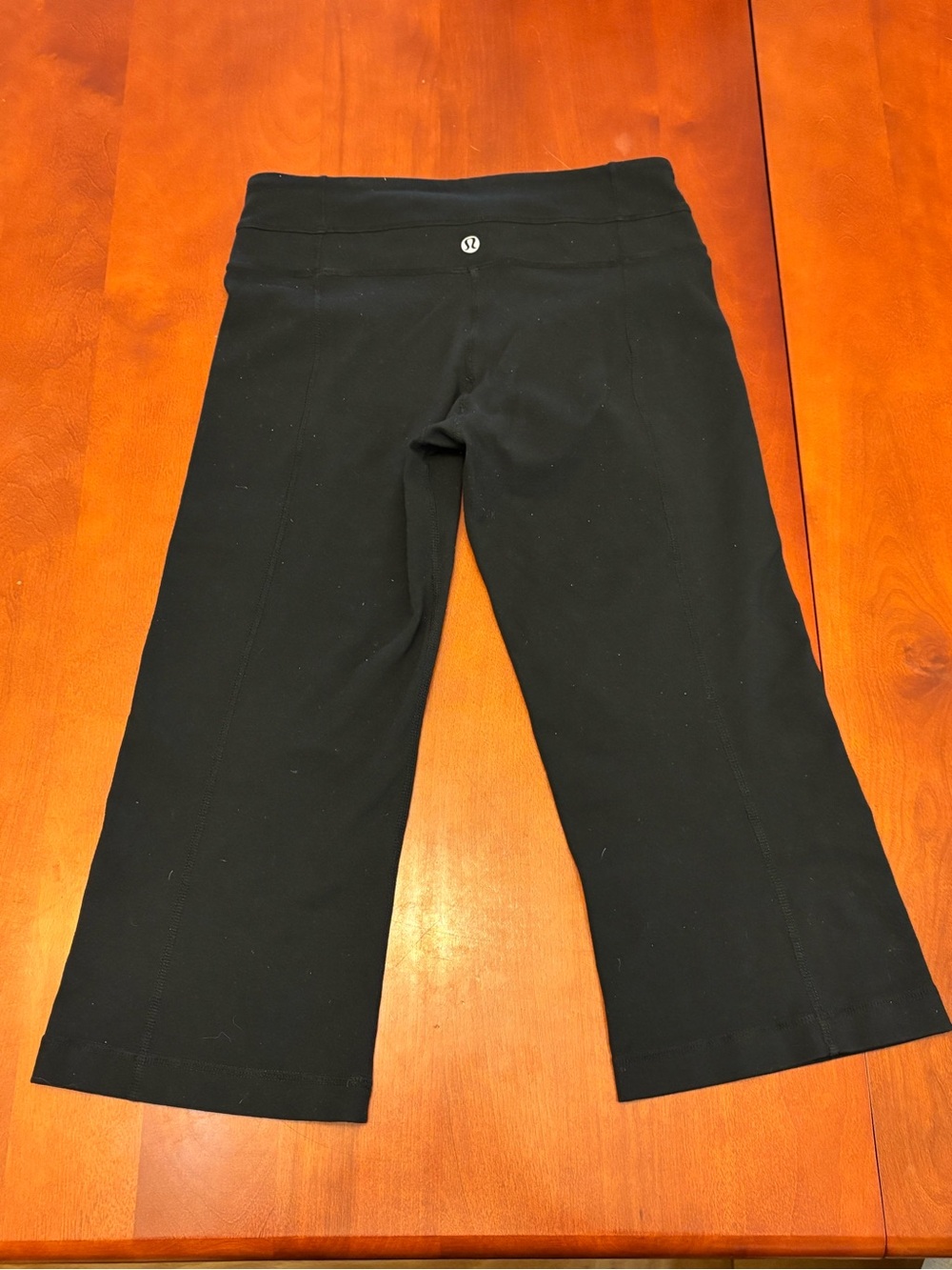 lululemon athletica Black Cropped Athletic Pants